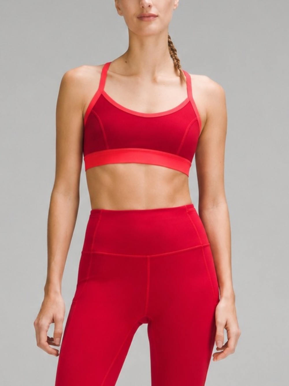 Lululemon | 8 | Run Times Bra | Bright Red